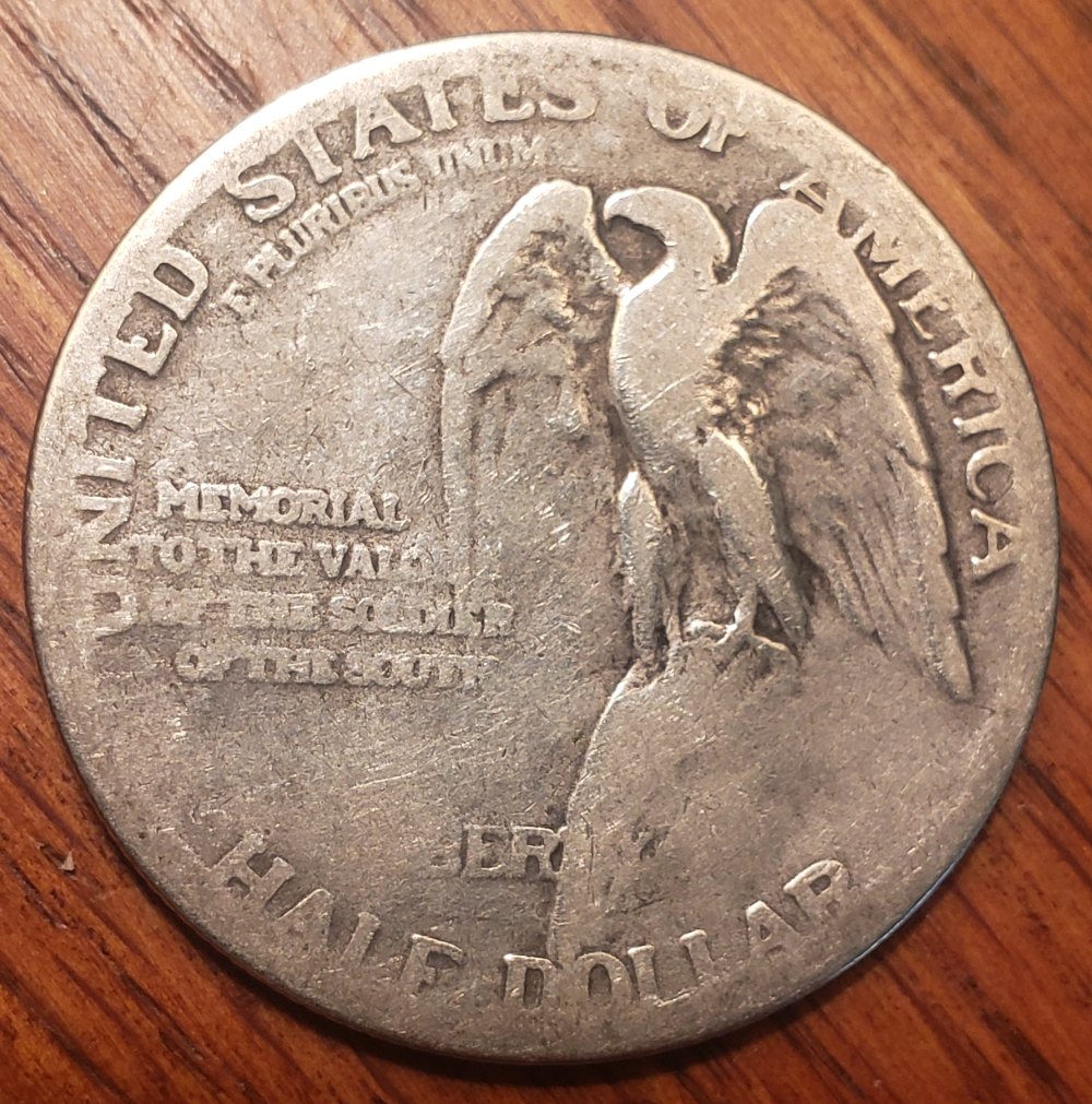 1925-Stone-Mountain-Half---Circulated---Grade?